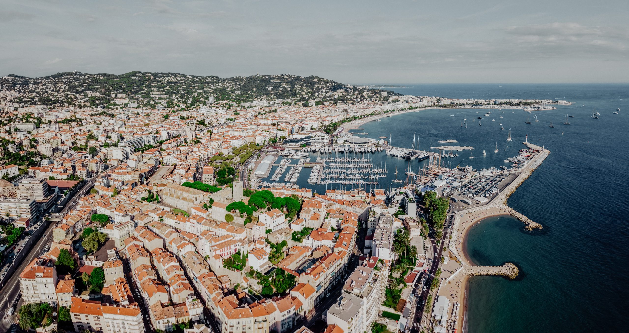 Aerial view of the DCAC On Tour Cannes event